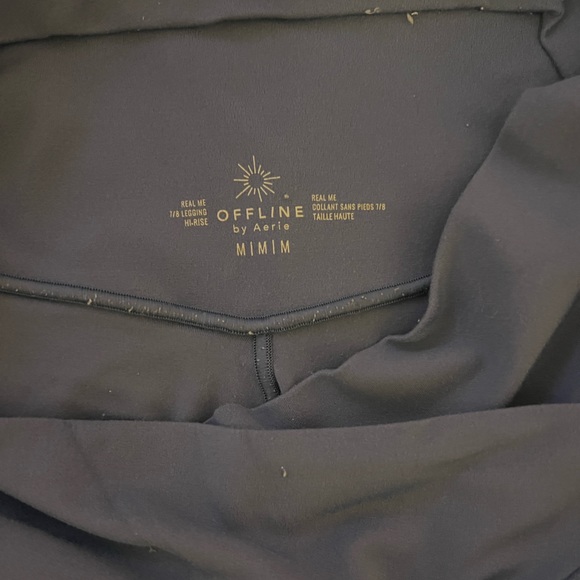 Aerie Blue 7/8 Crossover Legging - Picture 4 of 4